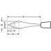 ZABBY'S EDGE Trapezoidal Knife - 1.6mm-1.8mm Z -7500 10/per box - Price Includes Packing and Freight