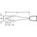 ZABBY'S EDGE Trapezoidal Knife 2.0mm-2.2mm Z -7501 10/per box - Price Includes Packing and Freight