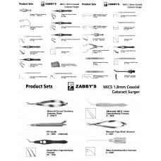 MICS 1.8mm Coaxial Cataract Surgery complete set - Price includes packing and freight MICS 1.8mm Coaxial Cataract Surgery complete set - Price includes packing and freight
