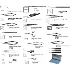 ZABBYS MANUAL SMALL INCISION CATARACT SURGERY SET Z-MSICS-SET - PRICE INCLUDES PACKING AND FREIGHT