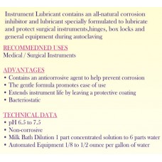 ZABBYS MIRACLE INSTRUMENT LUBRICANT CONCENTRATE ZMILC- PRICE INCLUDES PACKING AND FREIGHT