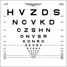 ZABBYS ETDRS CHART DOUBLE SIDED Z-ETDRS - PRICE INCLUDES PACKING AND FREIGHT