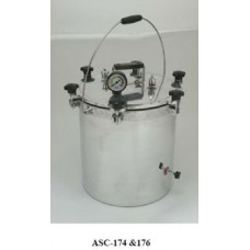 ZABBYS Portable Vertical Autoclave Single Drum Aluminum - PRICE INCLUDES PACKING AND FREIGHT ZABBYS Portable Vertical Autoclave Single Drum Aluminum - PRICE INCLUDES PACKING AND FREIGHT