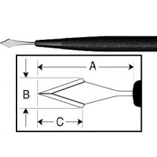 ZABBY'S EDGE Slit Knife Blade Angled Double Bevel 2.65mm 10/Box Z -7451ADB - Price Includes Packing and Freight ZABBY'S EDGE Slit Knife Blade Angled Double Bevel 2.65mm 10/Box Z -7451ADB - Price Includes Packing and Freight